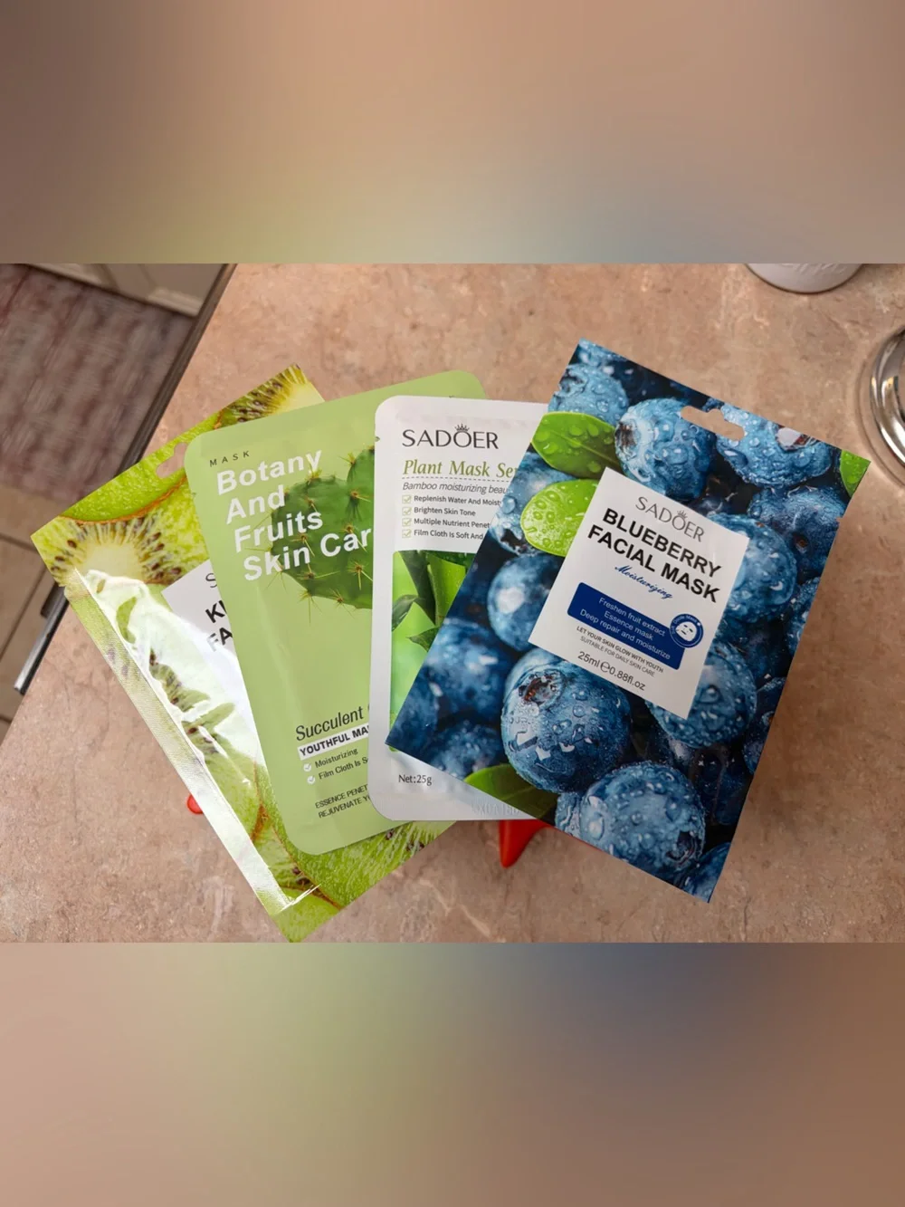 Bundle of 4 Hydrating Individual Sheet Masks